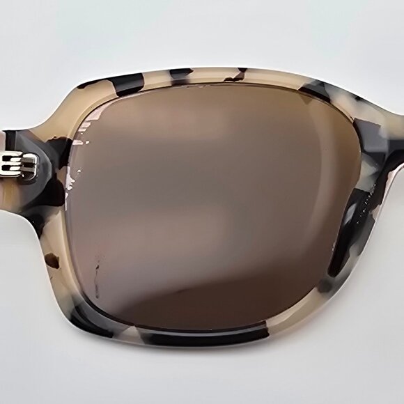 Laguna Eyewear Cleo Tortoise Cream Frame Polarized Brown Lens Sunglasses 56mm main image 4